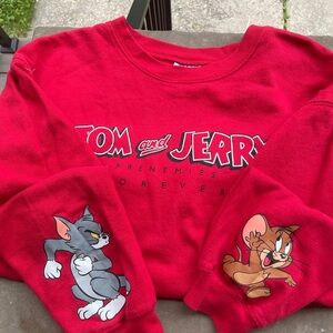 Tom and Jerry red sweatshirt